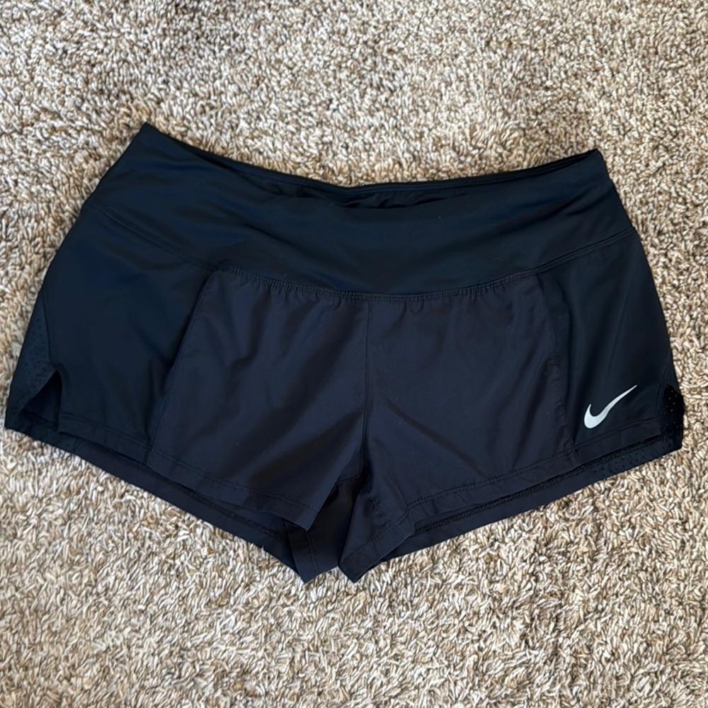 Nike Black Running Athletic Performance Shorts